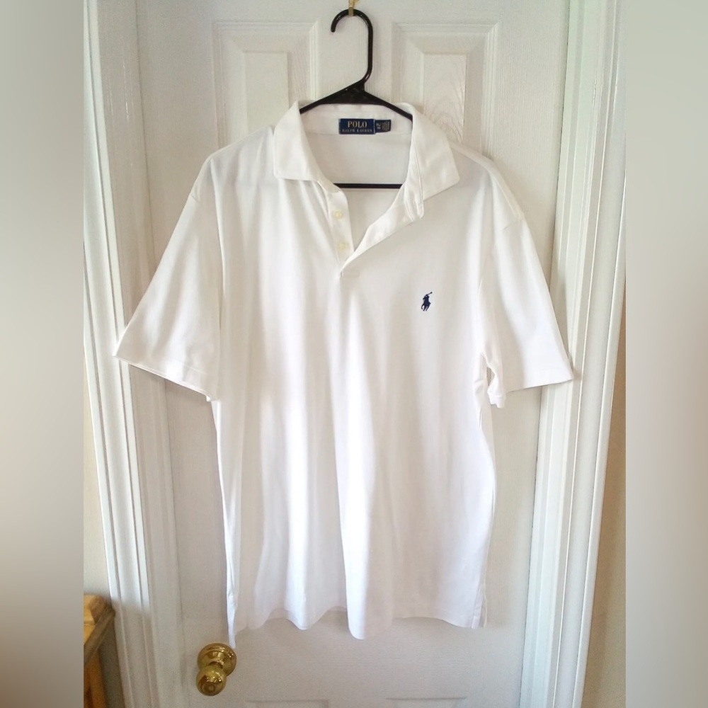 Ralph Lauren White Polo XL